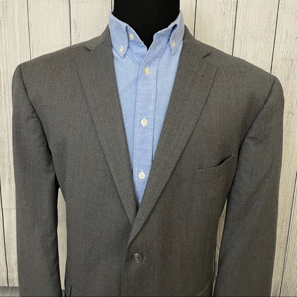 Jos. A. Bank Other - Jos. A. Bank 50R Gray Tailored Fit 100% Wool 2-Button Sports Coat / Jacket